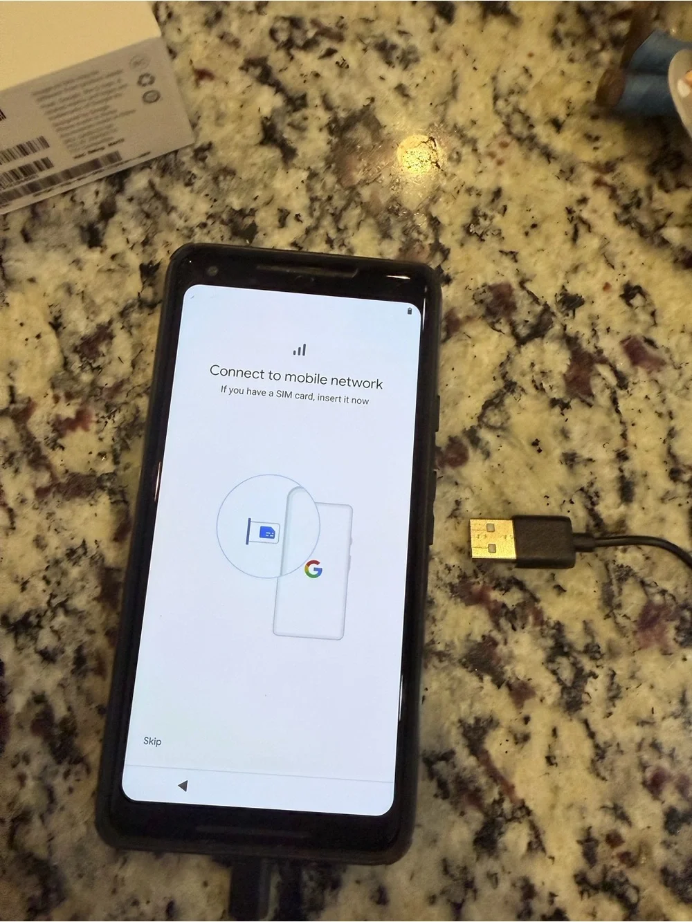 Google Pixel 2 XL 64GB Black 6in 4GB RAM 12.2MP Android CDMA G011C UNLOKED